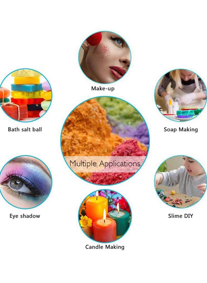 2 Pcs Pearl White Metallic Baking Craft Glitter Powder Food Safe Cake Topper Decoration for Cupcakes Cookies Dessert  DIY Garnish Parties Weddings Festive Celebrations,Sparkling Shimmery Dust,All 20g - Image 4