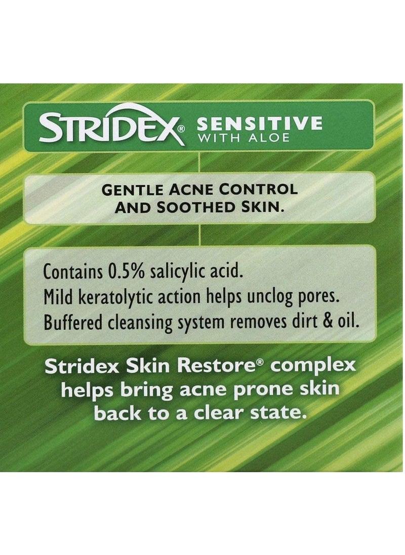 Stridex Medicated Pads For Sensitive Skin, 55 Count - pzsku/Z2E3521F5B52E7A4D4F8EZ/45/_/1660458523/55d142b9-3b19-45f1-b104-6d7b4197e0a7