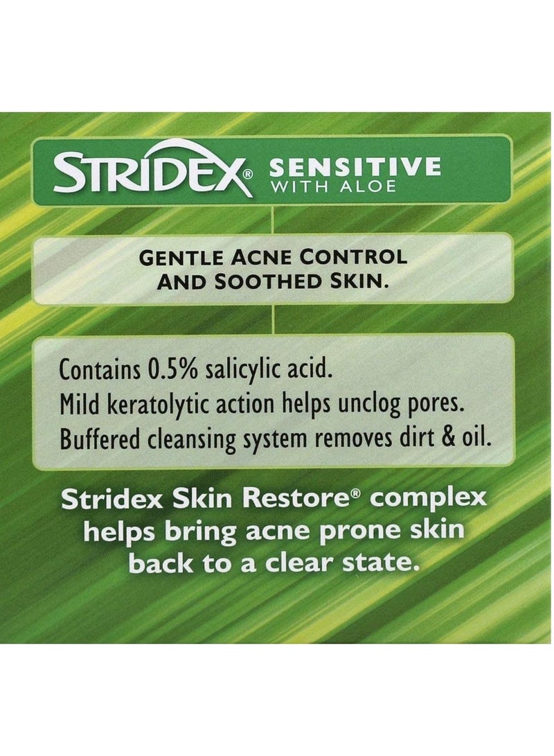 Stridex Medicated Pads For Sensitive Skin, 55 Count - Image 3