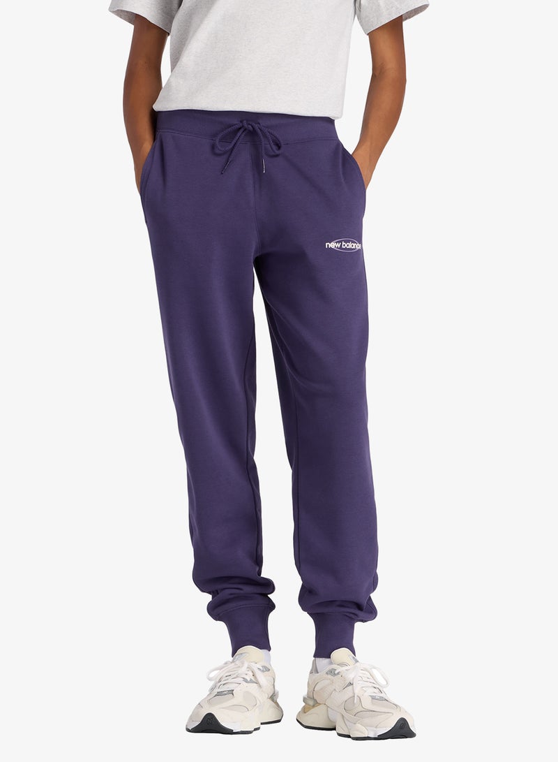 New Balance French Terry Graphic Joggers - Image 1