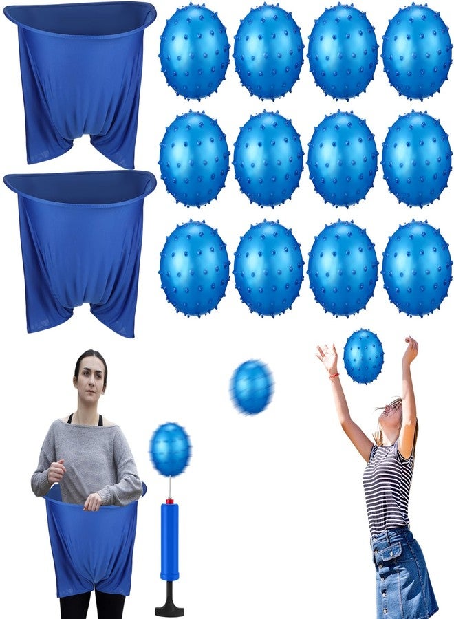 Vinsot 15 Pcs Gender Reveal Games Bridal Shower Games Included 3 Blue Large Diaper with 12 Inflatable Balls Funniest Shower Games Ever, How Many Balls Can You Catch in a Diaper for Gender Reveal Party - Image 1
