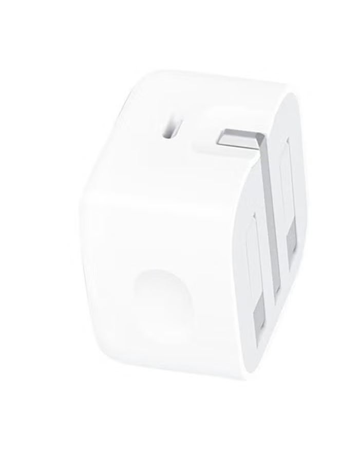 Generic - 35W USB-C Power Adapter for iPhone 16 Series, Samsung S24, and USB-C Devices (Without Cable) - Image 1