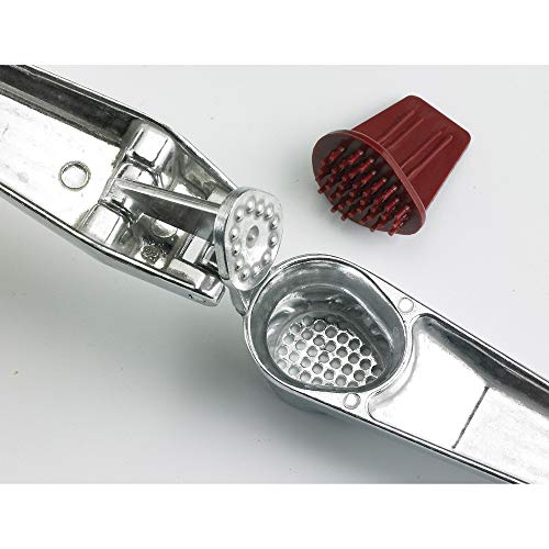 Fante's Fantes No-Peel, Self Cleaning Garlic Press, 6.25 x 1-Inches, the Italian Market Original since 1906 - Image 2