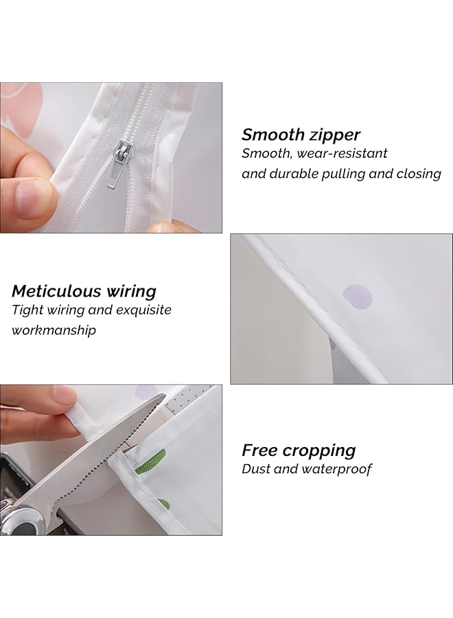 erorex Washing Machine Cover Full Automatic Roller Washing Machine Cover With Zipper Waterproof Sunscreen And Dustproof Protection Cover For Most Front Load Washer And Dryer Type 2  - Image 3