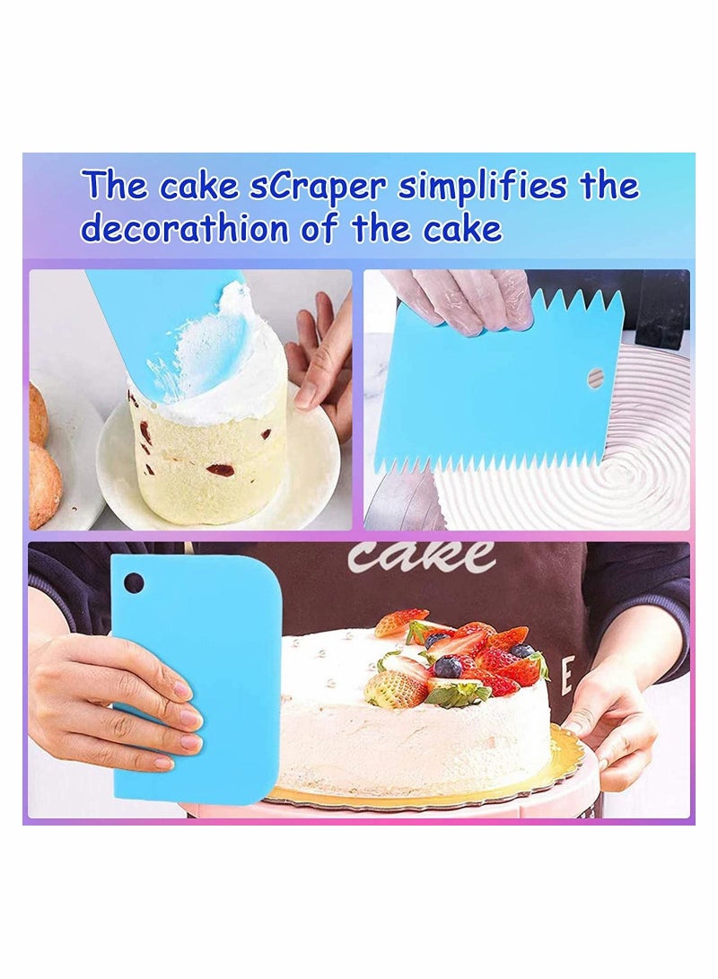 Excefore مجموعة جهاز حقن تزيين الحلويات، كاستويف حقنة ملء كعكة الكب كيك مع 7 فوهات كريمة و3 مكشطة كريمة لتزيين الحلويات، مجموعة فوهات حقن الكريمة لكعك البسكويت وتزيين الحلويات - Image 3