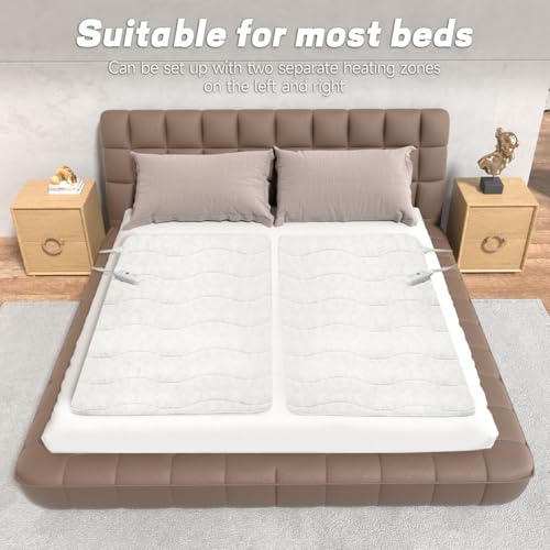 Templewet Heated Mattress Pad Mini Twin Size - Single Control Electric Mattress Pad with 4 Heat Settings & 10 Hour Auto Off, Fast Heating Bed Warmer Mattress Deep Pocket Machine Washable,31"x 55" - Image 4