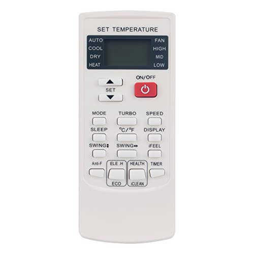 PerFascin YKRH102E Replace Remote Control fit for AUX Air Conditioner YKRH002E YKRH006E - Image 1
