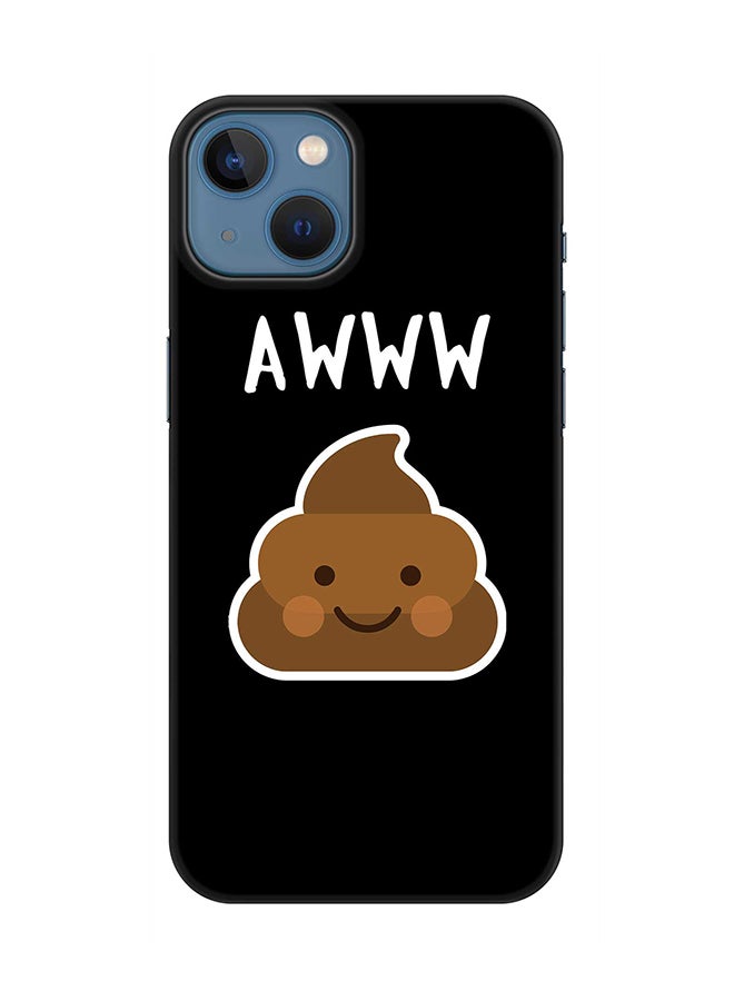 Stylizedd Case for Apple iPhone 14 Slim Snap Classic Series Mobile Cover Hard PC Shield Matte Finish Print - Awww sh*t