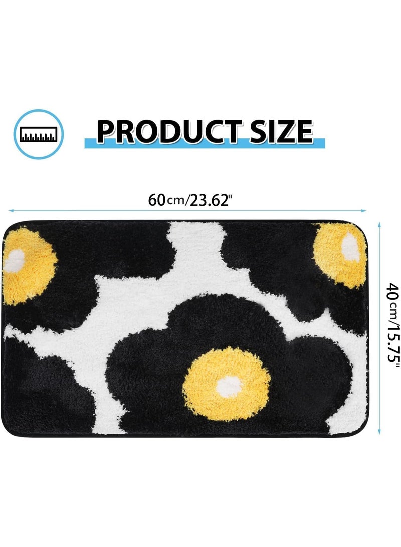 Bath Mat, Extra Soft, High Absorbent, Non-Slip Plush Shaggy Bath Carpet, Machine Washable, Great for Bathroom Floor, Tub and Shower - Image 2