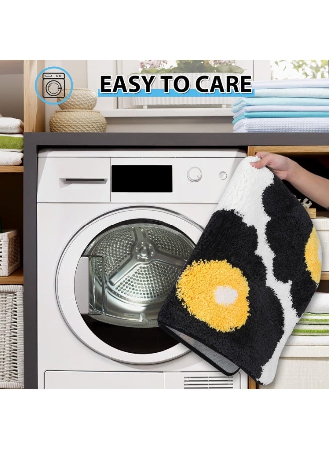 Bath Mat, Extra Soft, High Absorbent, Non-Slip Plush Shaggy Bath Carpet, Machine Washable, Great for Bathroom Floor, Tub and Shower - Image 5