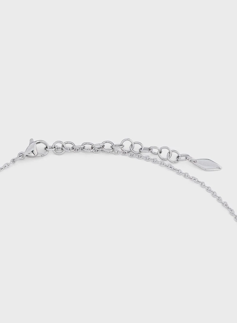 POLICE Stainless Steel Necklace With Crystals