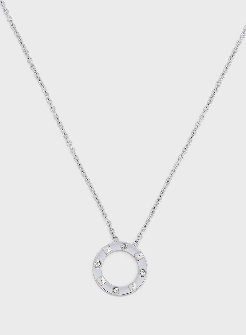 POLICE Stainless Steel Necklace With Crystals