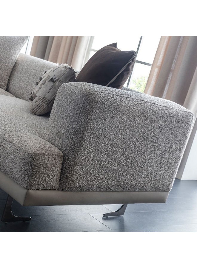 DANUBE HOME أريكة قماشية بثلاثة مقاعد إنتنسو أنيقة ومريحة بإطار معدني | مثالية لغرفة المعيشة | تصميم متين وأنيق | تركيا - Image 2