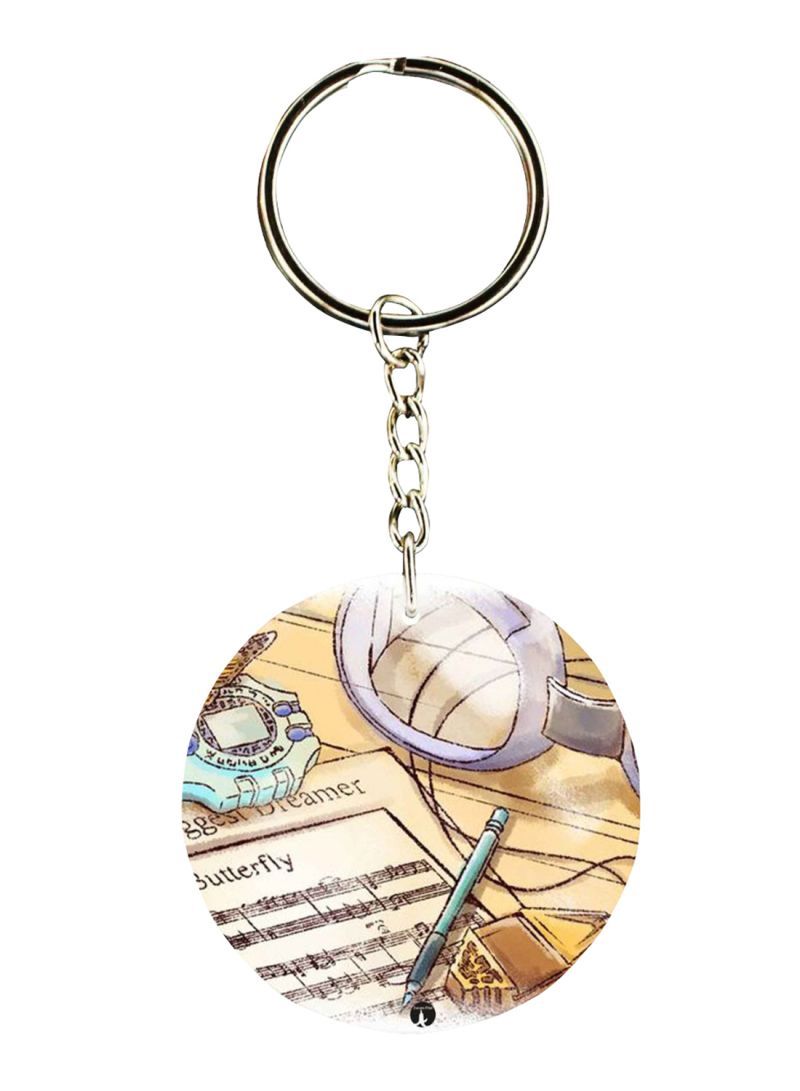 RKN Anime Digimon Printed Keychain