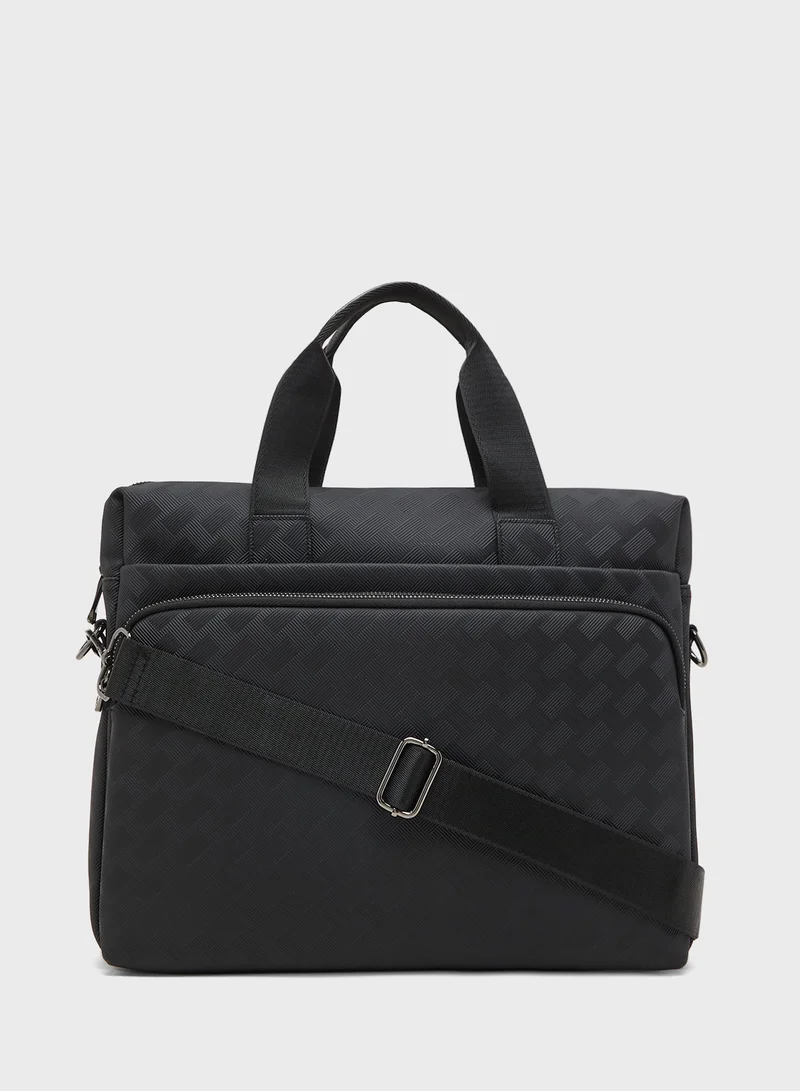 روبرت وود Embossed 14 Inch Office Laptop Bag