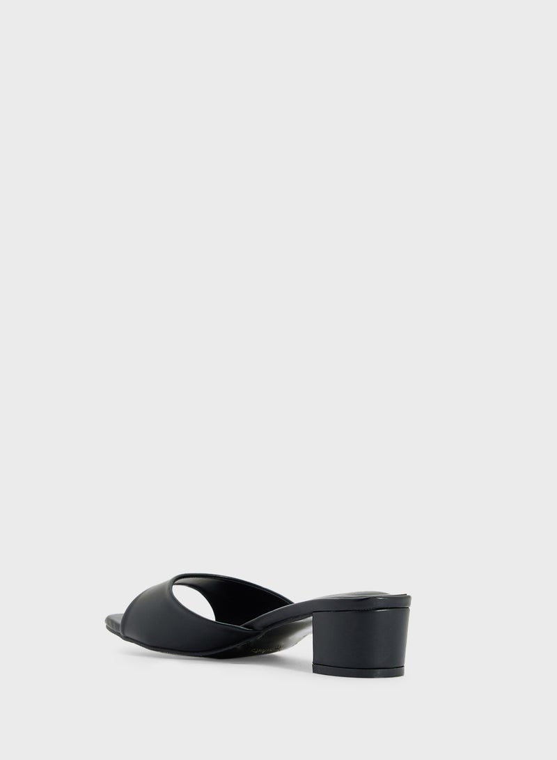 ELLA Block Heel Mule Sandal  - Image 3