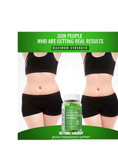 Daynee 60 Vegan Gummies Keto+ACV Weight Loss Gummies，Improve Metabolism Burns FAT，Suppresses Appetite  - Image 5