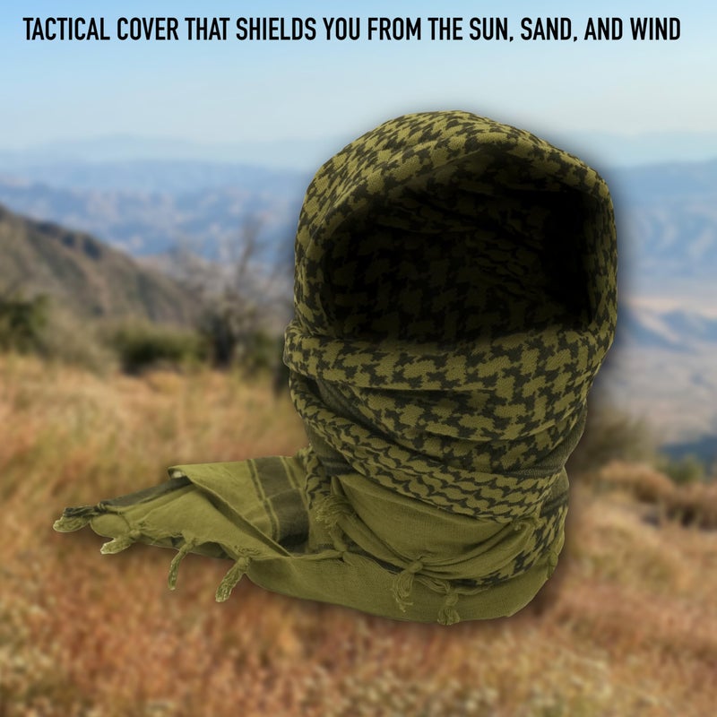 Rothco Shemagh Tactical Desert Keffiyeh Scarf â€“ Outdoor Camping Survival Essential - Image 2