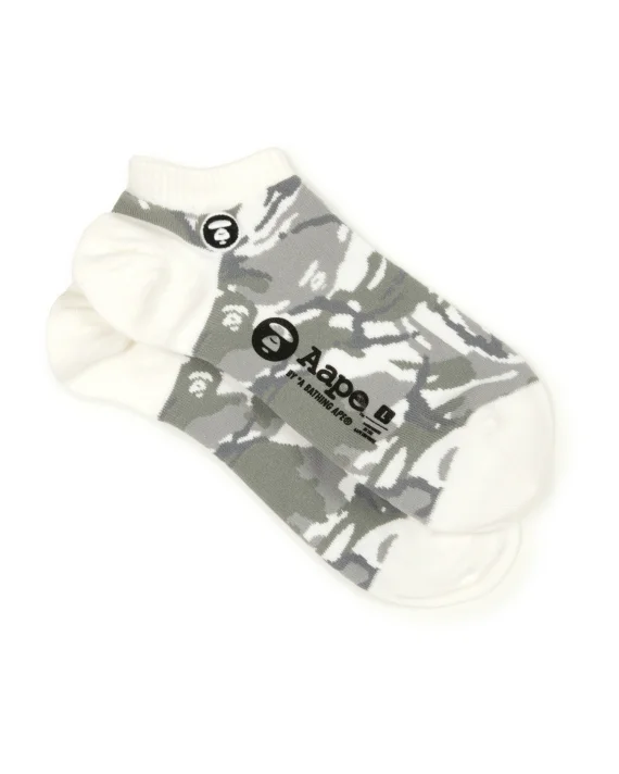 AAPE Moonface camo socks