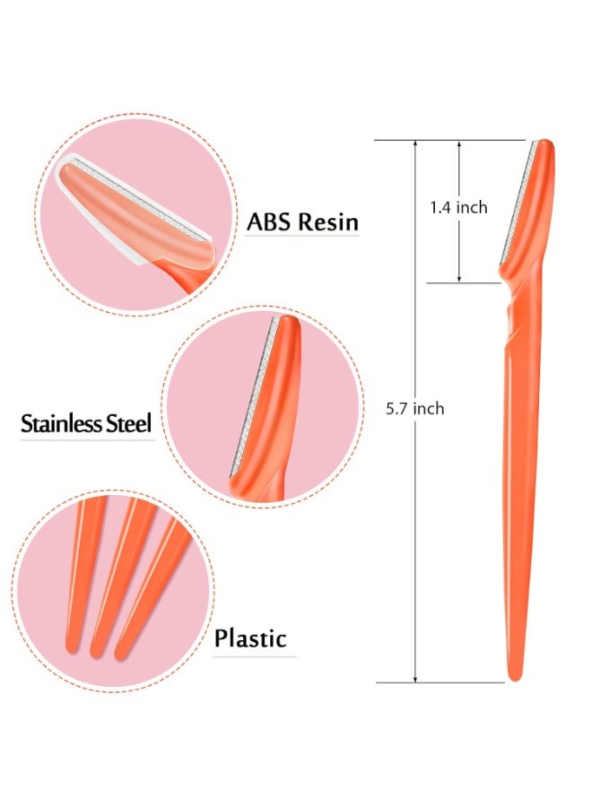 general 12 Pcs Eyebrow Razors, Face Razors Multipurpose, Exfoliating Dermaplaning Tools, Eyebrow Trimmers Shaver with Safety Cover, Facial Hair Removal for Women Men Body Use - Image 5