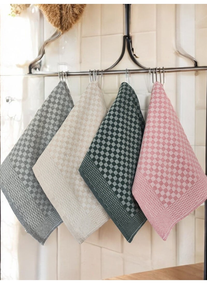 Cnr Garden 4 Piece Drying Cloth 40X60 cm Kitchen Towel Hand Towel Drying Set  - Image 2