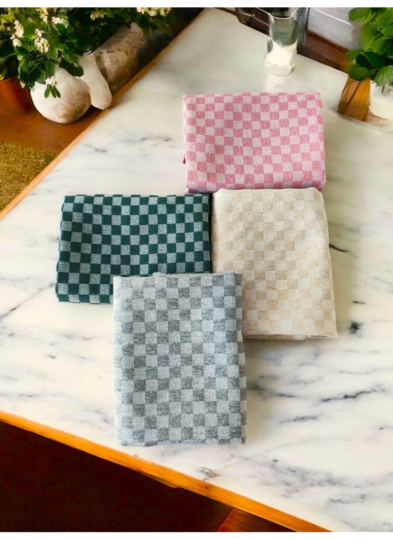 Cnr Garden 4 Piece Drying Cloth 40X60 cm Kitchen Towel Hand Towel Drying Set  - Image 1