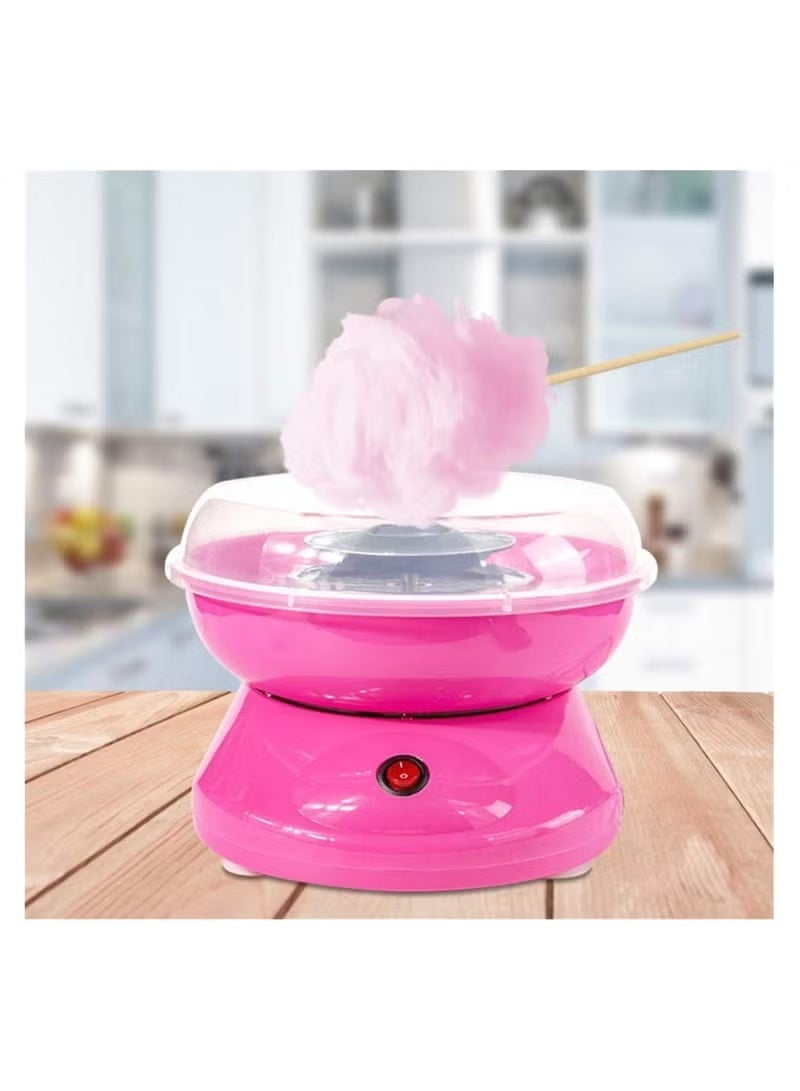 GENNEXT Electric DIY Sweet Cotton Candy Maker Portable Cotton Sugar Floss Machine Girl Boy Gift Children's Day Marshmallow Machine,Pink - Image 2