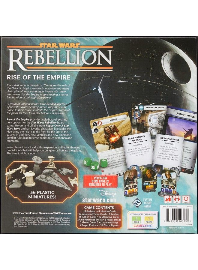 Fantasy Flight Games Star Wars Rise Of The Empire ; Strategy Game For Adults And Teens ; Ages 14+ ; 24 Players ; Average Playtime 34 Hours ; Made By Fantasy Flight Games - Image 3