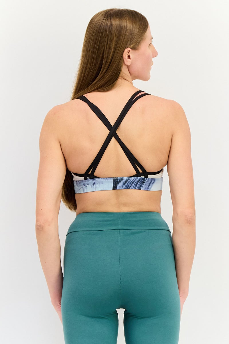 Reebok حمالة صدر تدريب بلا أكمام للنساء، متعددة الألوان - Image 3