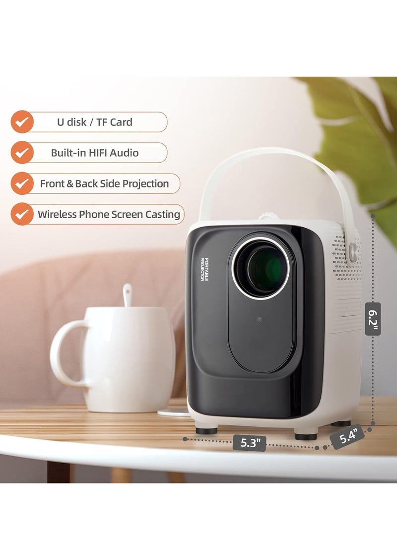 ELTRAZONE Portable 1080P Mini Projector S10: Smart Multimedia, 5G WiFi, and Bluetooth Connectivity - Image 3