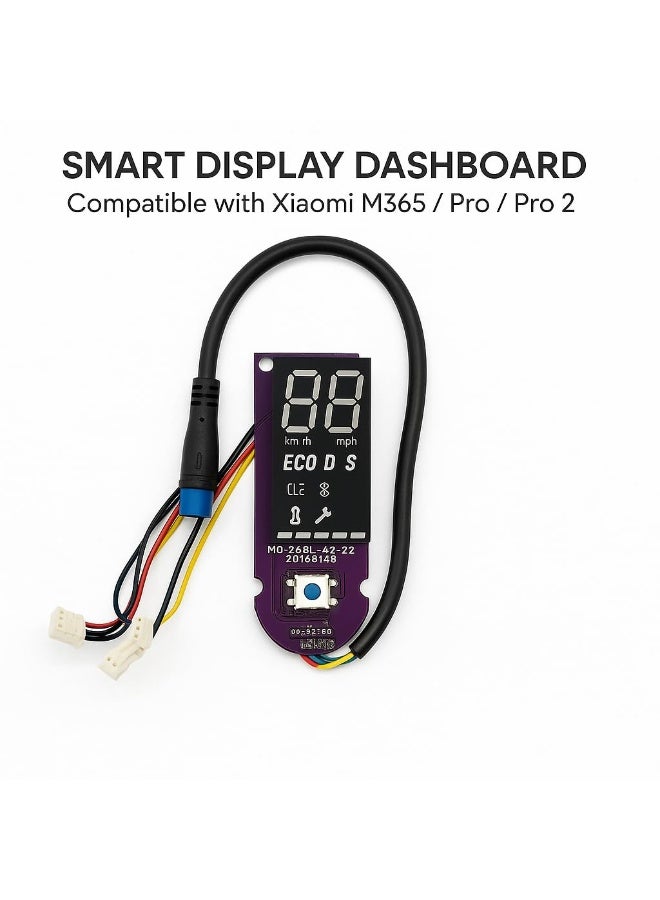 Fukukawa Electric Scooter Display Dashboard Replacement LCD Screen Circuit Board Compatible With Xiaomi M365 Pro Pro2 Plug And Play Installation - Image 2