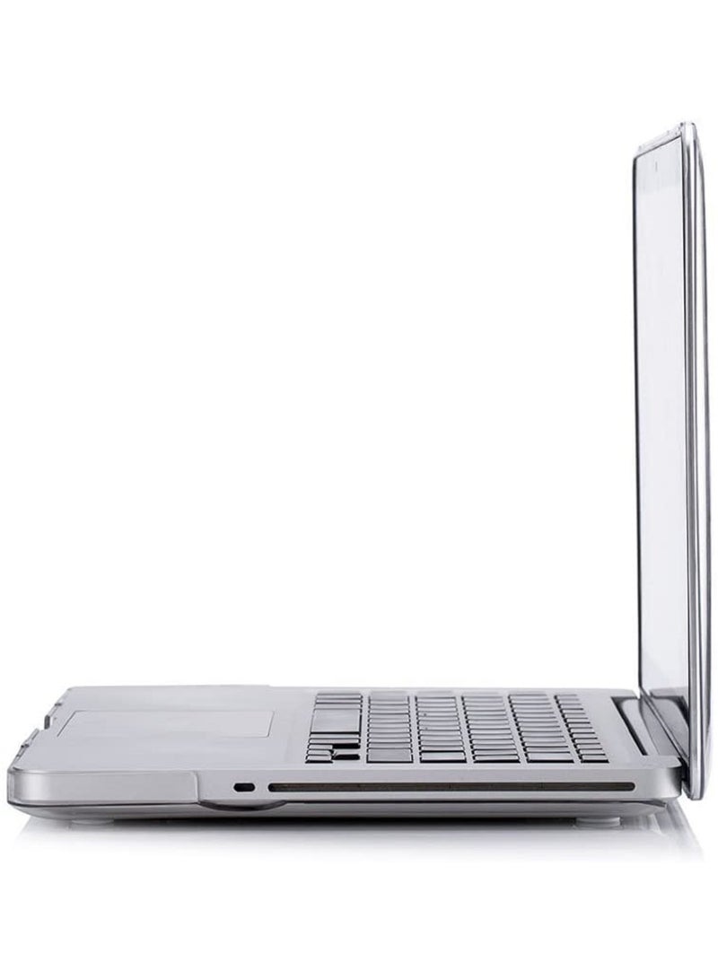Protective Plastic Hard Shell Case Cover Compatible with Old Version MacBook Pro 13" Model: A1278 with CD-ROM, Release Early 2012/2011/2010/2009/2008, Crystal Clear - Image 4