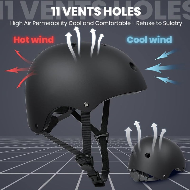 Proberos Adjustable Abs Shell Safety Cycling Helmet Protective Suitable for Youth/Adult, Helmet for Kids - Image 4