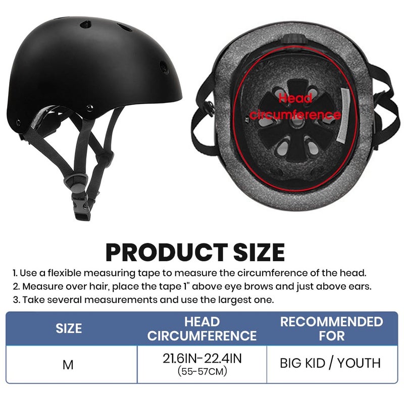 Proberos Adjustable Abs Shell Safety Cycling Helmet Protective Suitable for Youth/Adult, Helmet for Kids - Image 2