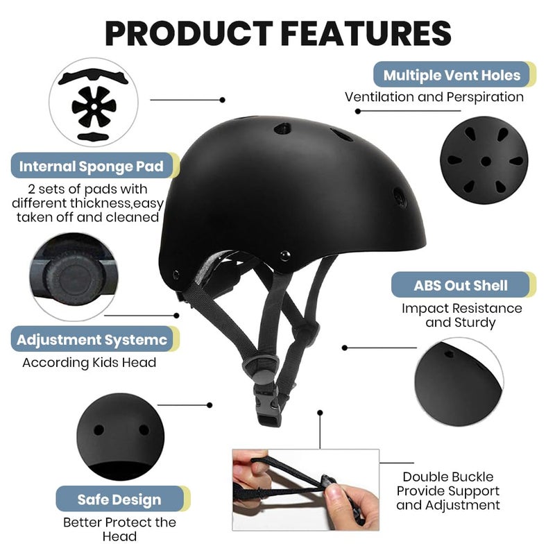 Proberos Adjustable Abs Shell Safety Cycling Helmet Protective Suitable for Youth/Adult, Helmet for Kids - Image 3
