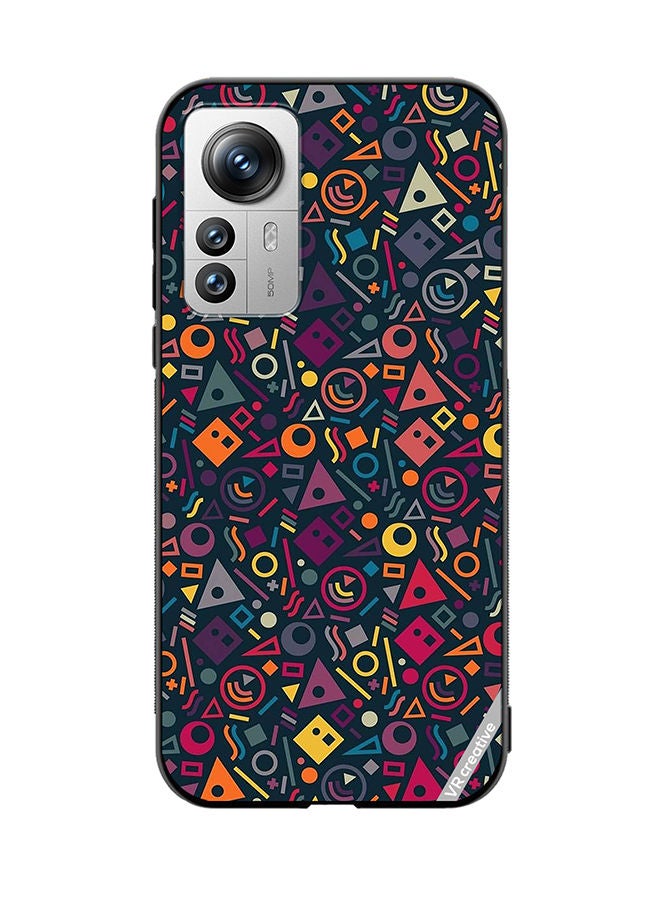 VR CREATIVE Protective Case Cover For Xiaomi 12 Pro Maxin Pattern Design Multicolour - Image 1