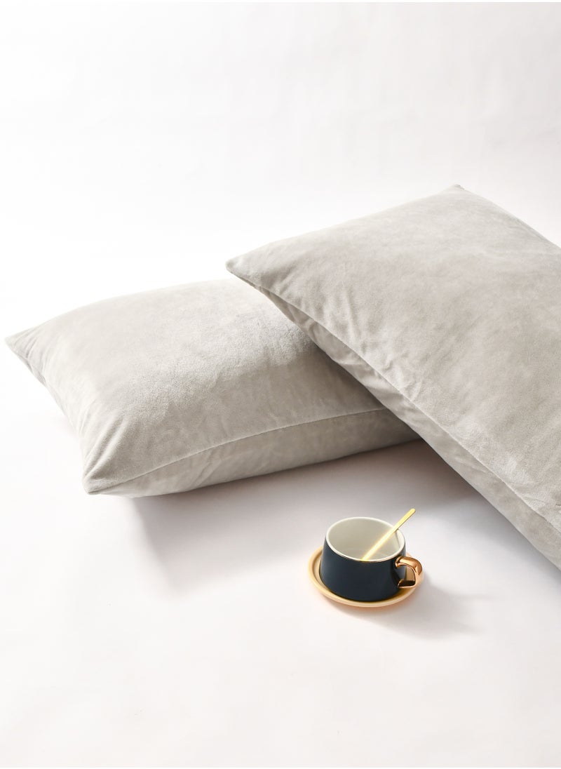 Master Home Textile - Velvet Comforter Sets, 5 Pcs Single Size, Fits 120 x 200 cm Single Size Bed, With Removable Filling, Soft, Warm - Image 1