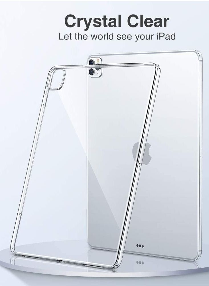 vesus Apple iPad Pro 11" (2020 & 2018) Case Cover Clear View Shockproof Drop Protection Slim TPU Gel Bumper Scratch Resistant Cover for Apple iPad Pro 11 Inches Display 2020 & 2018 by Nice.Store.UAE 
