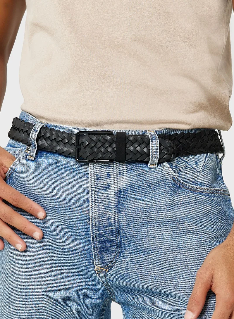 CALVIN KLEIN Warmth Braided Suede 35Mm Belt