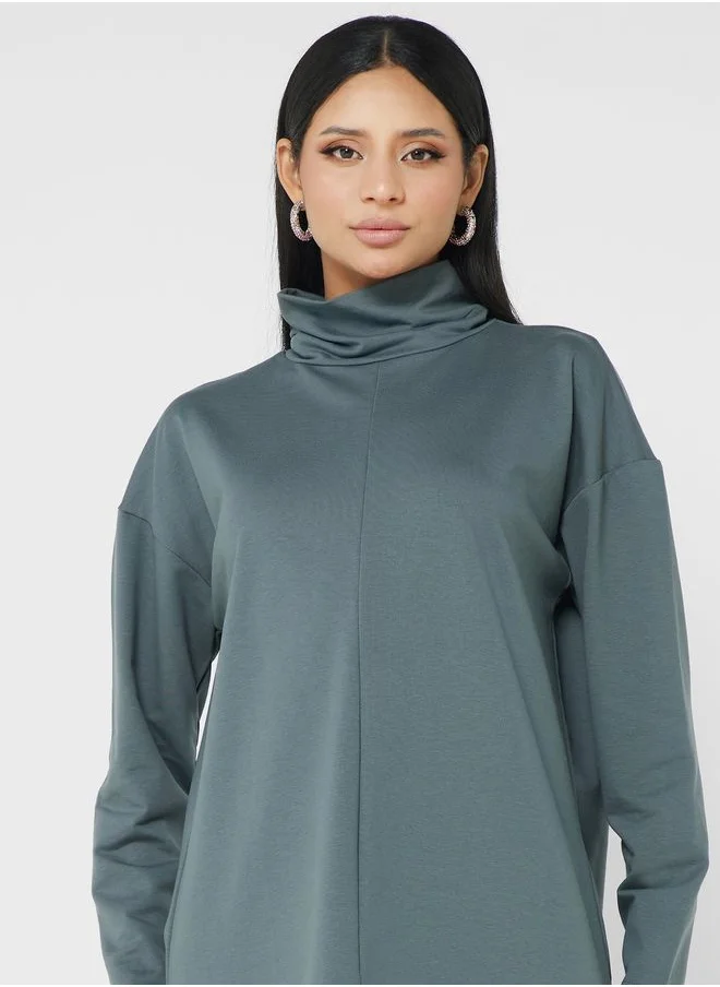 Refka by modanisa High Neck Sweatshirt