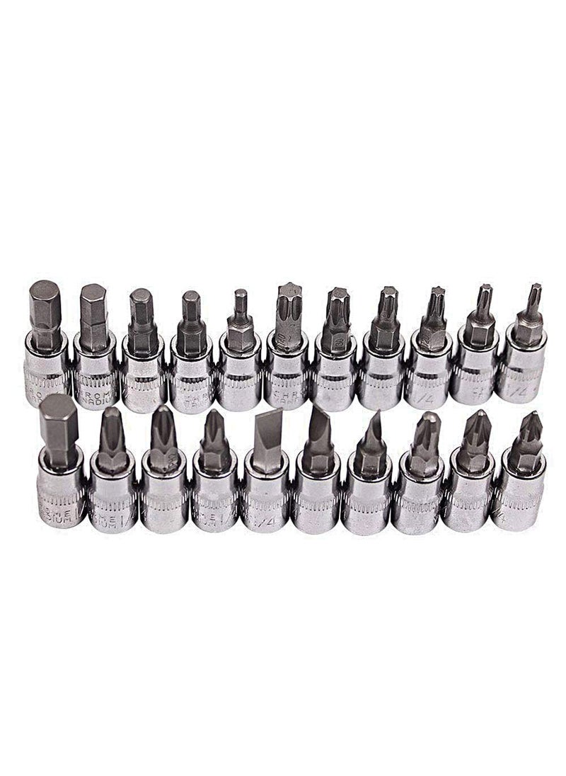 Generic 46-Piece Magnetic Screwdriver & Socket Spanner Set – Heavy-Duty Jackly Wrench Repair Toolkit for Home, Office, Car, Bike & DIY Repairs  - Image 4