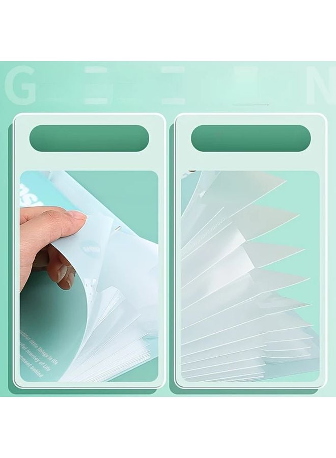 Pink 12 Layers A4 Accordion File Folder Large Capacity Document Organizer - Image 4