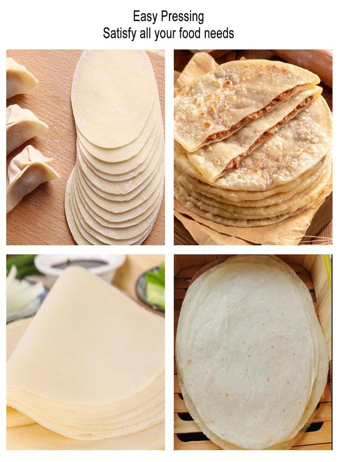 Focket Tortilla Maker, Roti Maker Dough Press Multi Functional Aluminum Alloy Tortilla Press for Dumpling Skin Roti with Easy One Click Operation - Image 5