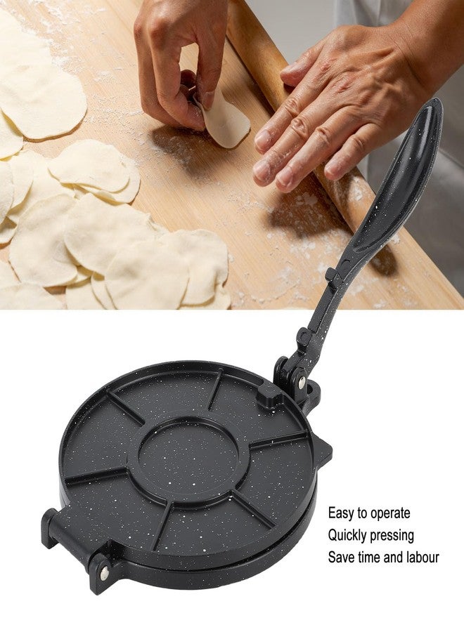 Focket Tortilla Maker, Roti Maker Dough Press Multi Functional Aluminum Alloy Tortilla Press for Dumpling Skin Roti with Easy One Click Operation - Image 2