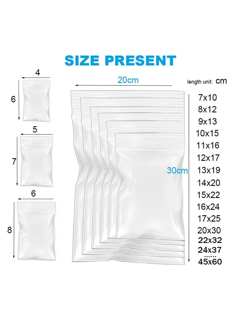 Plastic Ziplock Bags Storage Bags for Food and Fruit Packaging 10×15cm 100pcs - Image 5