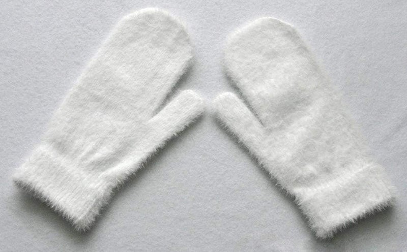 BaiX Women and Men's Cozy Winter Knitted Mittens Warm Fingerless Gloves - Image 2