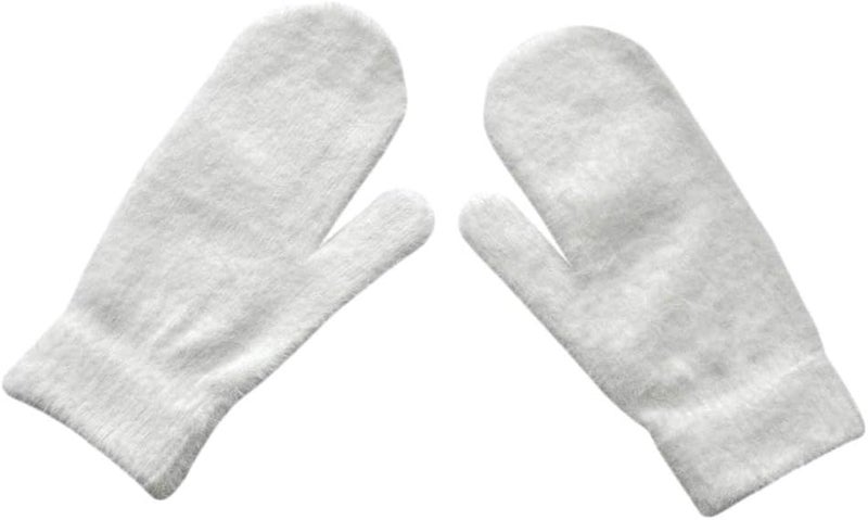 BaiX Women and Men's Cozy Winter Knitted Mittens Warm Fingerless Gloves - Image 1