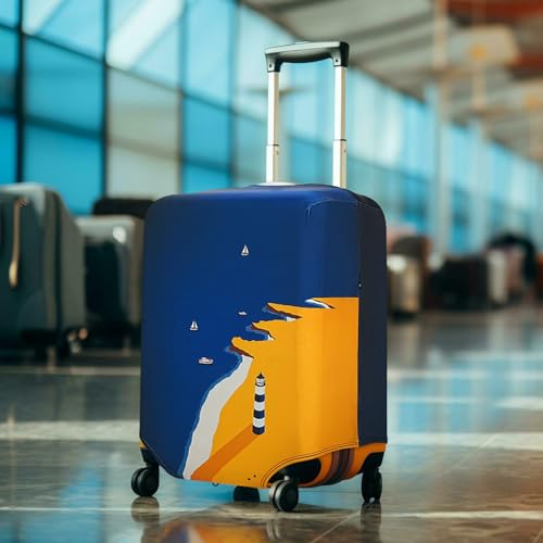 HYPER VENTURE Washable Luggage Cover - Fashion Suitcase Protector Fits 31-32 Inch Luggage (Lighthouse, XL) - Image 2