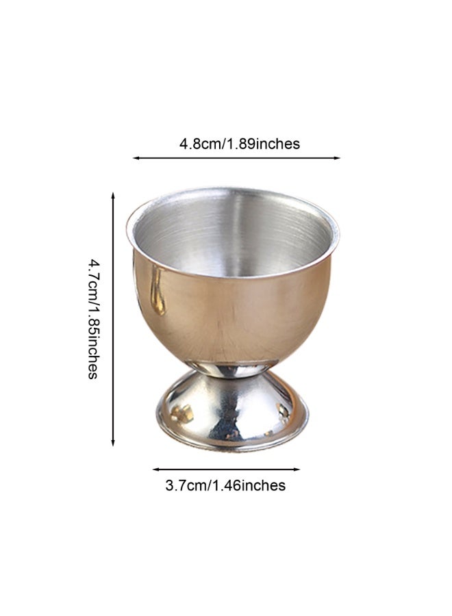 4PCS الفولاذ المقاوم للصدأ أكواب البيض مجموعة المغلي بيضة الوقوف حامل الفولاذ المقاوم للصدأ بيضة كأس علبة المنزل إمدادات المطبخ حامل المطبخ أدوات للبيض - Image 3