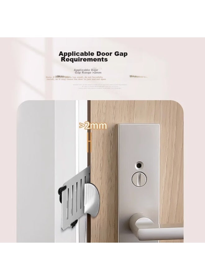 Ousen Ousen Door Stopper For Women, Safety Device For Solo Living, Hotel Room Door Stopper, Home Travel Door Stop, Internal Door Stopper, Door Wedge  - Image 2